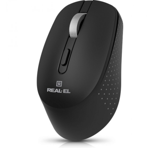 REAL-EL Мишка REAL-EL RM-380W Wireless Black (EL123200057)