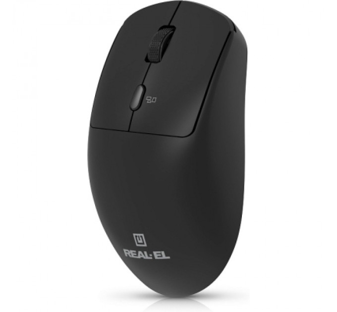 REAL-EL Мишка REAL-EL RM-317W Wireless Black (EL123200052)