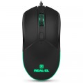 REAL-EL Мишка REAL-EL RM-515 USB Black (EL123200059)
