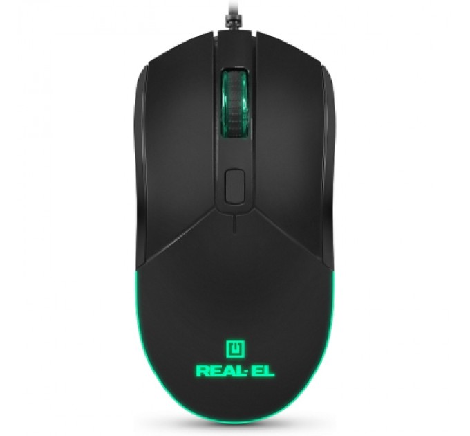 REAL-EL Мишка REAL-EL RM-515 USB Black (EL123200059)