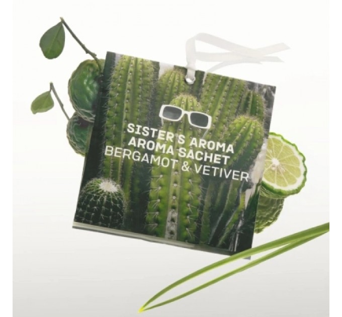 Sister's Aroma Ароматичне саше Sister's Aroma Bergamot & Vetiver 15 г (4820227785940)