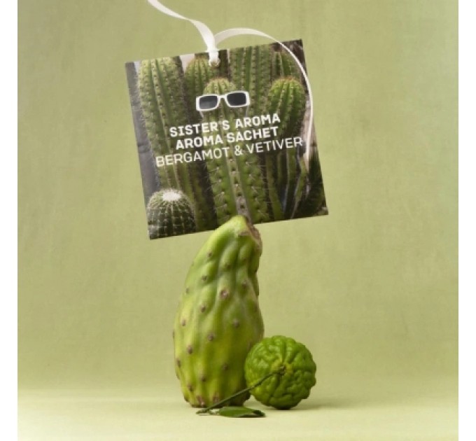 Sister's Aroma Ароматичне саше Sister's Aroma Bergamot & Vetiver 15 г (4820227785940)