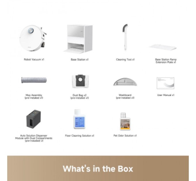 Dreame Пилосос Dreame Aqua 10 Ultra Roller Complete White (RLH71DE-1-wh)