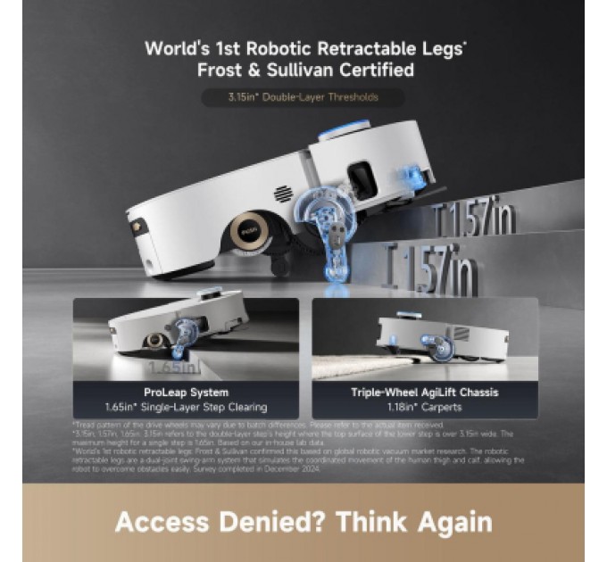 Dreame Пилосос Dreame Aqua 10 Ultra Roller Complete White (RLH71DE-1-wh)