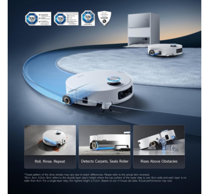 Dreame Пилосос Dreame Aqua 10 Ultra Roller Complete White (RLH71DE-1-wh)