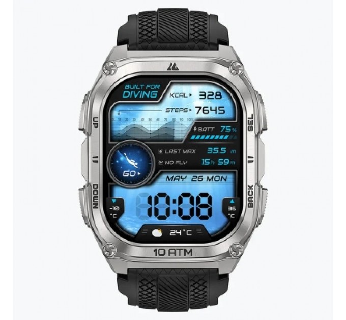 KOSPET Смарт-годинник KOSPET TANK M4 SILVER (6978602500072)