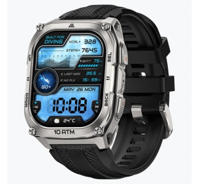 KOSPET Смарт-годинник KOSPET TANK M4 SILVER (6978602500072)