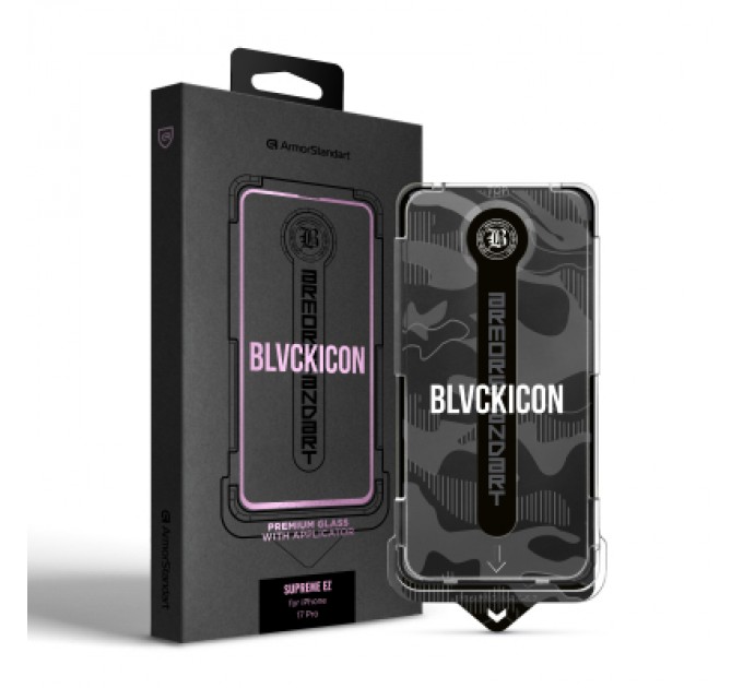 Armorstandart Скло захисне Armorstandart Icon Supreme EZ iPhone 17 Pro Black (ARM86407)