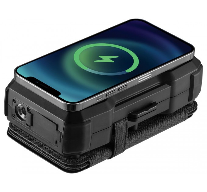 Sandberg Батарея універсальна Sandberg 27000mAh Solar 5-Panel 8W, PD/20W, IP54, Flashlight, wireless charging 15W (421-06)