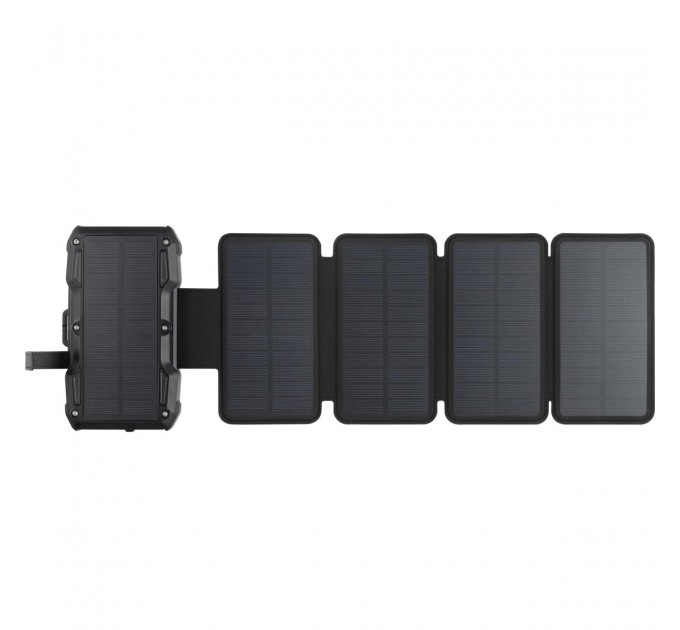 Sandberg Батарея універсальна Sandberg 27000mAh Solar 5-Panel 8W, PD/20W, IP54, Flashlight, wireless charging 15W (421-06)