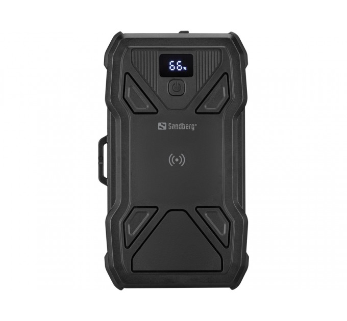 Sandberg Батарея універсальна Sandberg 27000mAh Solar 5-Panel 8W, PD/20W, IP54, Flashlight, wireless charging 15W (421-06)