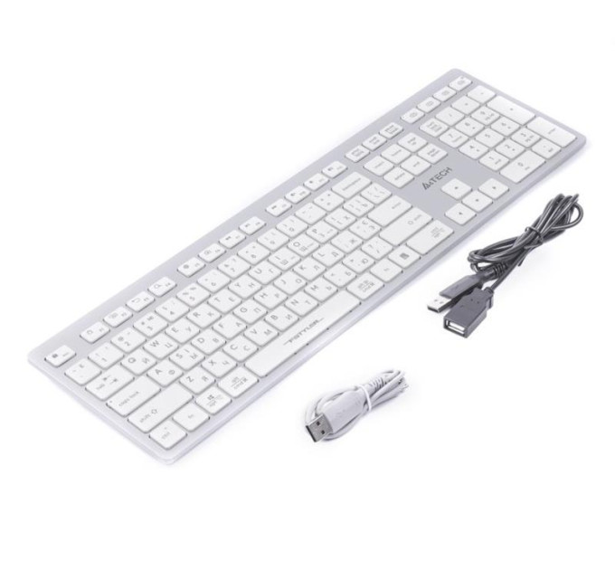 A4Tech Клавіатура A4Tech Fstyler FBX50C White