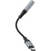 HOCO Кабель мультимедійний USB-C to 3.5mm F 1.0m LS36 Fresh Black HOCO (6942007608886)