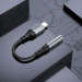 HOCO Кабель мультимедійний USB-C to 3.5mm F 1.0m LS36 Fresh Black HOCO (6942007608886)