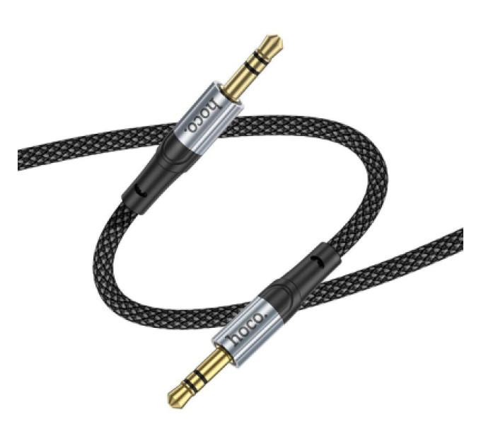 HOCO Кабель мультимедійний 3.5mm M to 3.5mm M 1.0m UPA26 AUX Black HOCO (6942007608800)