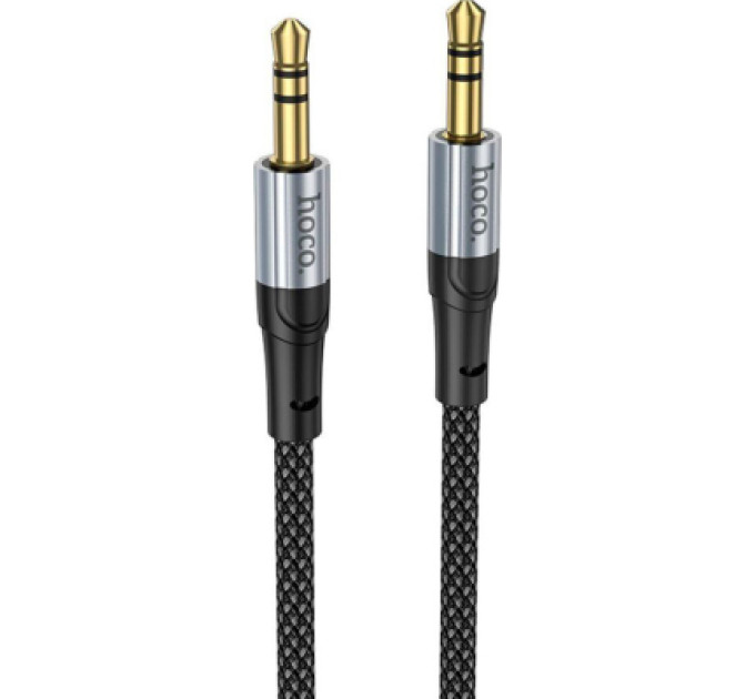 HOCO Кабель мультимедійний 3.5mm M to 3.5mm M 1.0m UPA26 AUX Black HOCO (6942007608800)