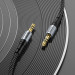 HOCO Кабель мультимедійний 3.5mm M to 3.5mm M 1.0m UPA26 AUX Black HOCO (6942007608800)