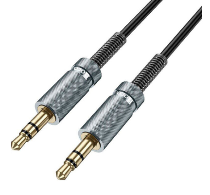 HOCO Кабель мультимедійний 3.5mm M to 3.5mm M 3.0m UPA31 Cindy spring AUX Black HOCO (6942007631235)