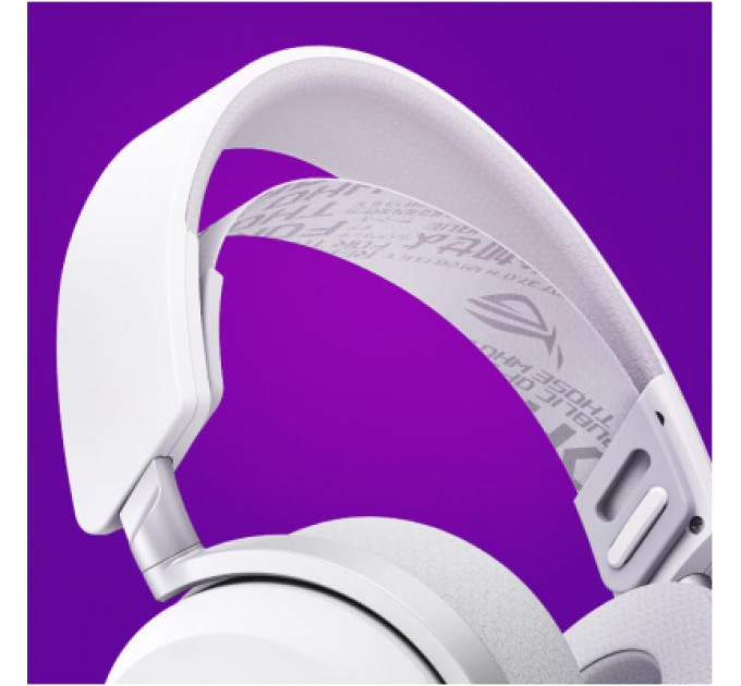 ASUS Навушники ASUS ROG Pelta RGB Wireless White (90YH0410-BHUA10)