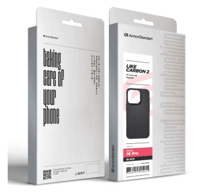 Armorstandart Чохол до мобільного телефона Armorstandart LikeCarbon2 MagCase для Apple iPhone 16 Pro Black (ARM83809)