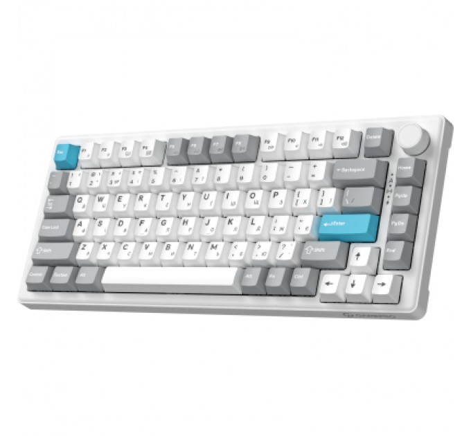 GamePro Клавіатура GamePro Asgard Yord Wireless/Bluetooth/USB UA White (MK266WH)