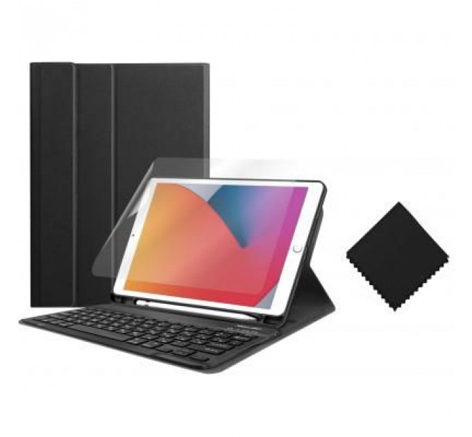 Чохол до планшета AirOn Premium iPad 10.2" 2019/2020/2021 7/8/9 Gen Air 3 Keyboard (4821784622496)