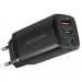 AXAGON Зарядний пристрій AXAGON 1xUSB + 2xUSB-C 65W QC4+ PD3.0 PPS black (ACU-DPQ65)