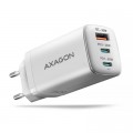 AXAGON Зарядний пристрій AXAGON 1xUSB + 2xUSB-C 65W QC4+ PD3.0 PPS white (ACU-DPQ65W)