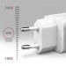 AXAGON Зарядний пристрій AXAGON 1xUSB + 2xUSB-C 65W QC4+ PD3.0 PPS white (ACU-DPQ65W)