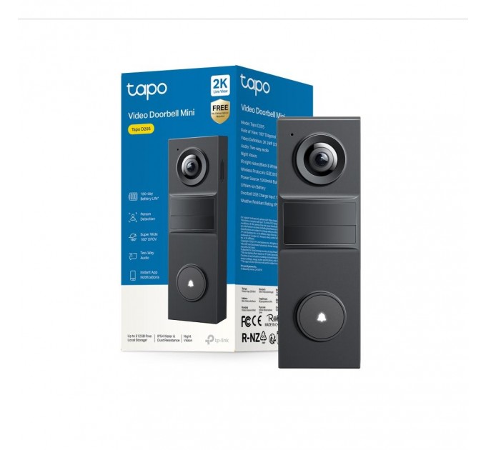 TP-Link Відеодзвінок, Tapo D205 TP-LINK