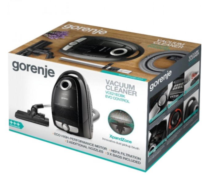 Gorenje Пилосос Gorenje VCE 21 ECBK (VCE21ECBK)