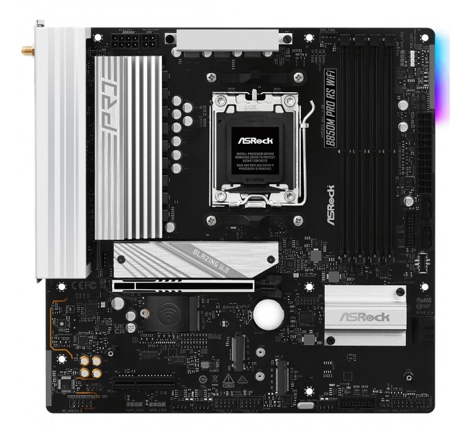 ASRock Материнська плата ASRock B850M Pro RS WiFi Socket AM5