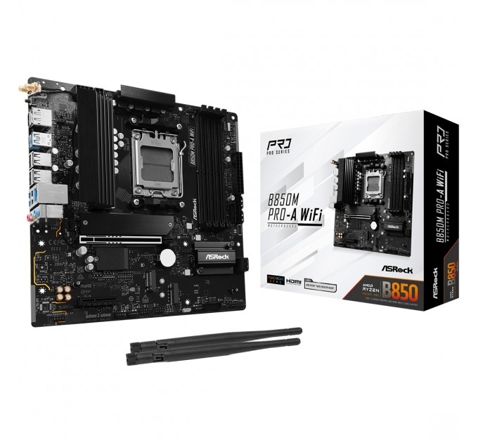 ASRock Материнська плата ASRock B850M Pro-A WiFi Socket AM5