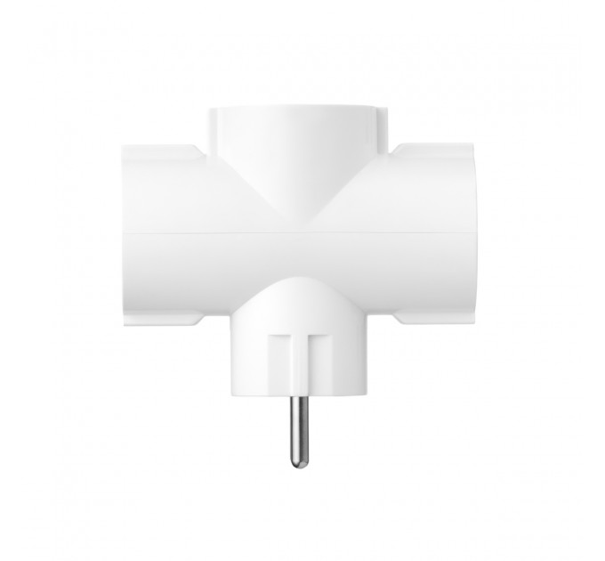 2E Мережевий адаптер 2E 3xТип F, 16A, білий (2E-AD0103WH)