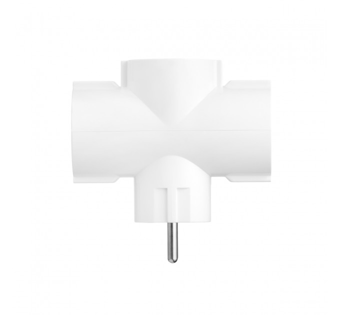 2E Мережевий адаптер 2E 3xТип F, 16A, білий (2E-AD0103WH)