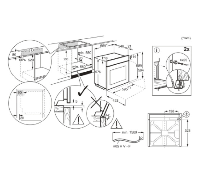 Electrolux Духова шафа Electrolux LOF6P16Z
