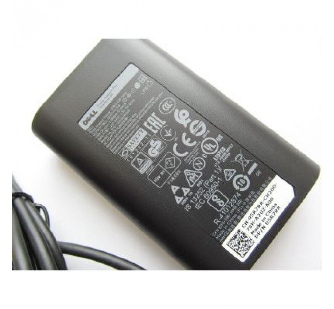 Блок живлення до ноутбуку Dell 50W 19.5V, 2.31A, роз'єм 7.4/5.0 (pin inside) + USB5V/1A (PA45W16-BA / A40318)