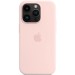 Apple Чохол-накладка Apple Silicone Case with MagSafe для Apple iPhone 14 Pro Max Chalk Pink (MPTT3)