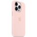Apple Чохол-накладка Apple Silicone Case with MagSafe для Apple iPhone 14 Pro Max Chalk Pink (MPTT3)