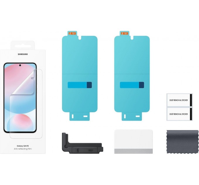 Samsung Захисна плівка Samsung Anti-Reflecting Screen Protector для Samsung Galaxy S24 FE SM-S721 (2 Pack) (EF-US721CTEGWW)