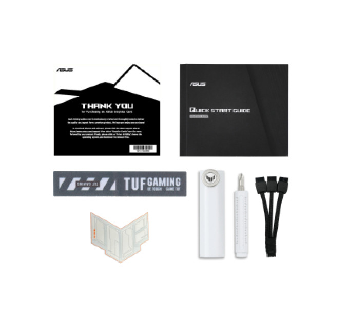 ASUS Відеокарта ASUS GeForce RTX5070 Ti 16GB TUF OC WHITE GAMING (TUF-RTX5070TI-O16G-WHITE-GAMING)