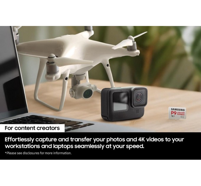 Samsung Карта пам’яті MICRO SDXC PRO 512GB P9 EXPRES MB-MK512T/WW SAMSUNG