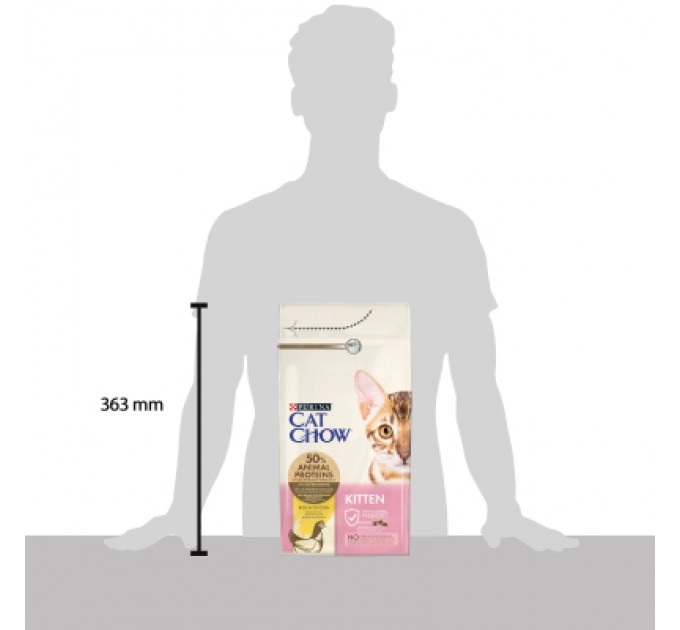 Purina Cat Chow Сухий корм для кішок Purina Cat Chow Kitten з куркою 1.5 кг (5997204513984)