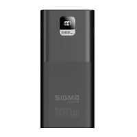 Батарея універсальна Sigma X-power SI50A6QLX 50000mAh, PD/100W, LED, cable 100w, black (4827798741313)