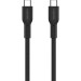 Canyon Дата кабель USB-C to USB-C 1.0m OnWire 60CL C-C 60W COLOR Braided 1m Black Canyon (CND-CCAP60AB10B)