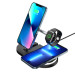 Armorstandart Зарядний пристрій Armorstandart Wireless Charging H102 3 in 1 Magnetic Black (ARM78103)