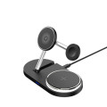 Armorstandart Зарядний пристрій Armorstandart Wireless Charging H102 3 in 1 Magnetic Black (ARM78103)