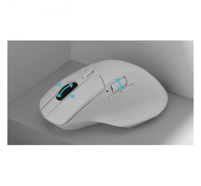 Keychron Мишка Keychron M6 Wireless/Bluetooth/USB White (M6-A3)