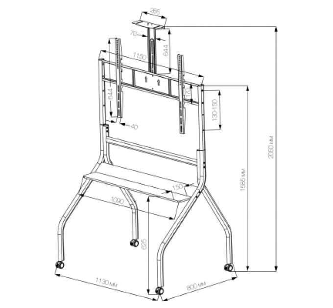 Vinga Стійка презентаційна Vinga TFS-W1216B1