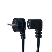 Кабель живлення C13 1.8m corner black Armorstandart (ARM73124)